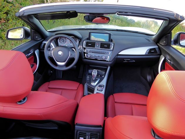 2015 BMW 228i convertible interior