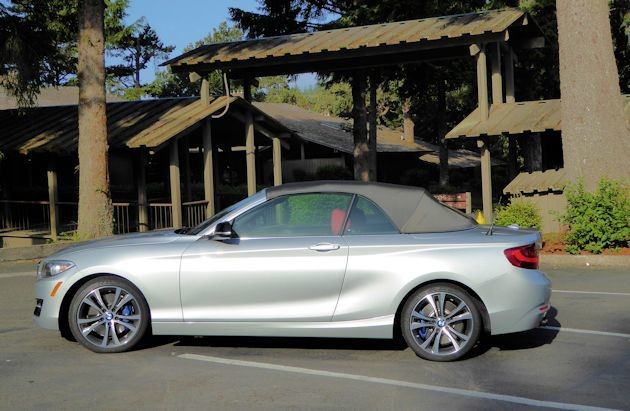 2015 BMW 228i convertible top up