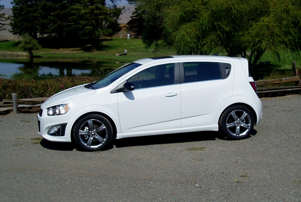 2013 Chevy Sonic - side view