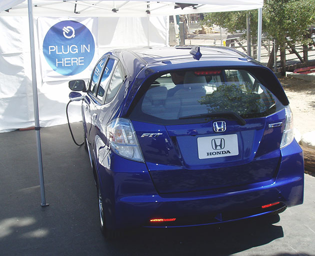 2013 Honda Fit From Behind
