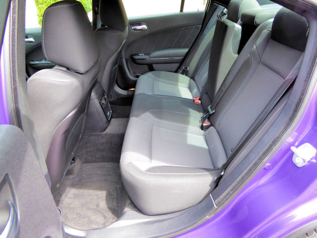 2016 Dodge Charger rear seat