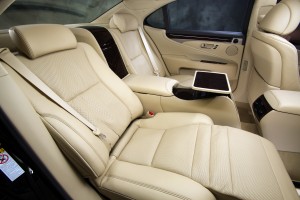 2013 Lexus LS - rear seats