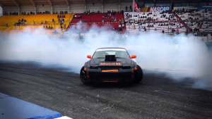 DO NOT TRY THIS AT HOME.  DRIFTING CARS