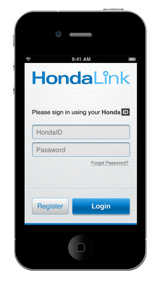 HondaLink login