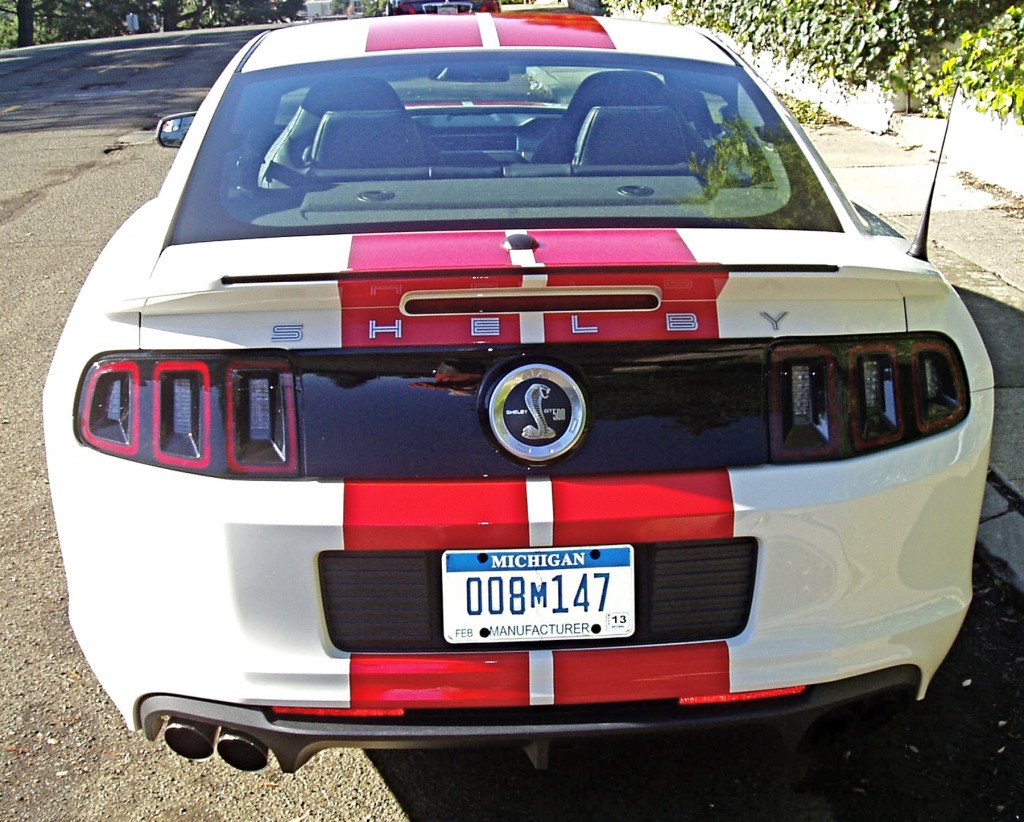 2013 Ford Shelby Mustang - Rear view
