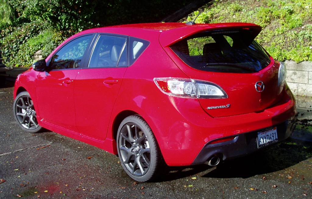 2013 MazdaSpeed3  - Rearview