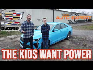 2022 Cadillac CT4 Blackwing//GM goes all-electric in 2025 – will kids get to drive cars like this?