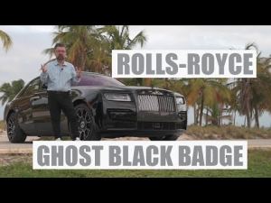 THE PERFECT SUPERHERO CAR: 2022 ROLLS-ROYCE GHOST BLACK BADGE