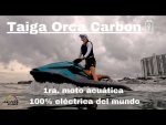 Taiga Orca Carbon, la primera moto acuática 100% eléctrica del mundo